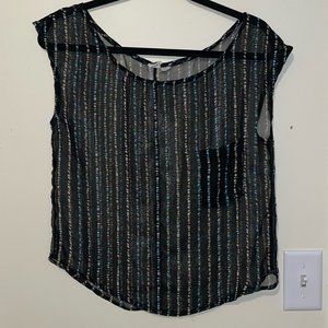 Roxy Blouse with Front Pocket (Size XS)